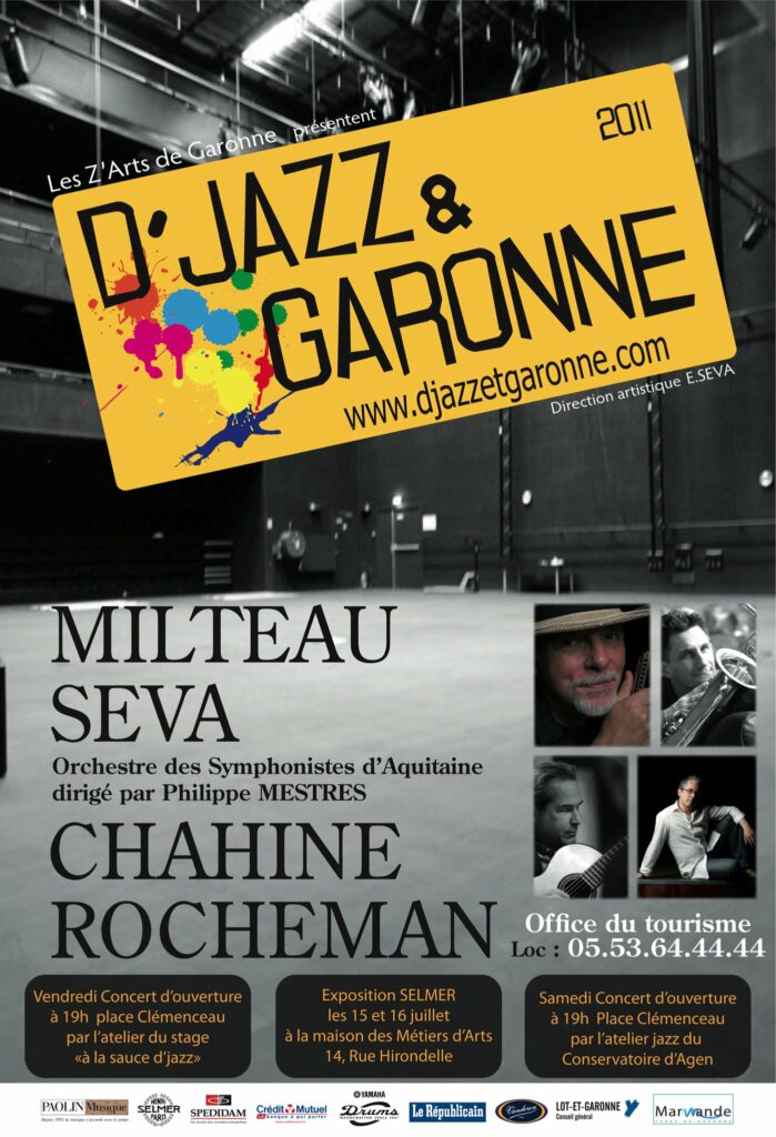 Affiche Jazz & Garonne 2011