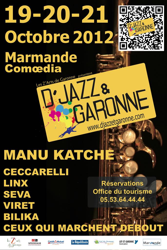 Affiche Jazz & Garonne 2012