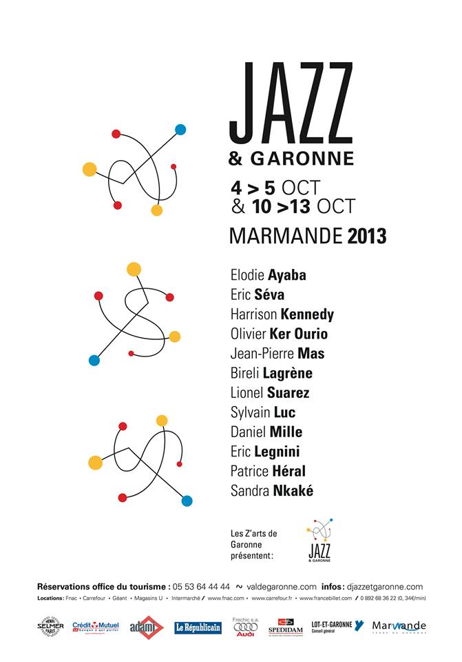 Affiche Jazz & Garonne 2013